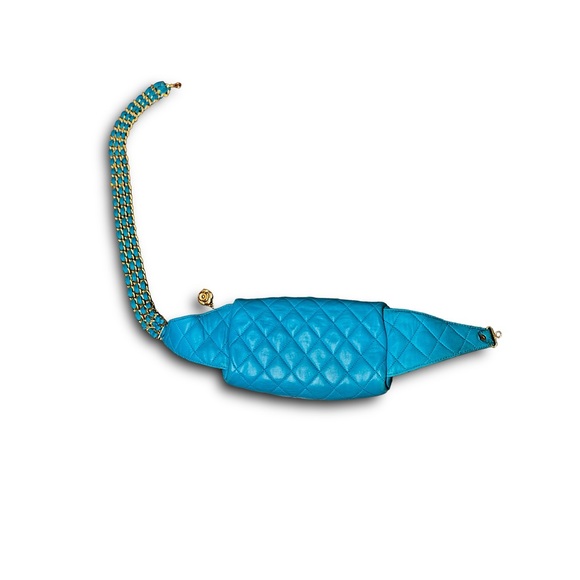 CHANEL CAMELIA MATELASSE TRIPLE CHAIN WAIST POUCH - Picture 11 of 16